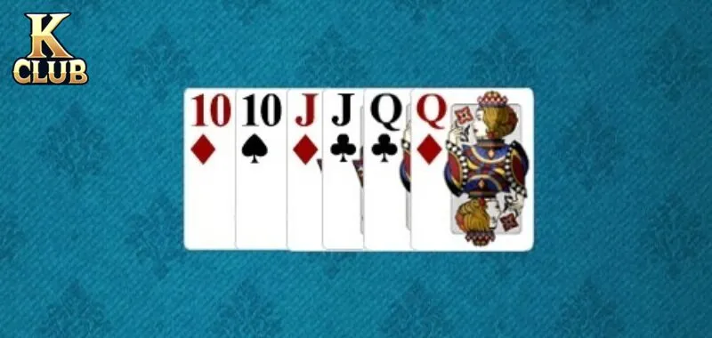 3 đôi thông là ba cặp bài liên tiếp có giá trị tăng dần